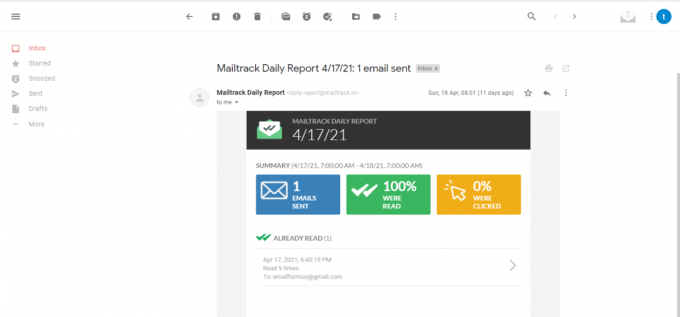 „MailTrack“, skirta „Gmail“