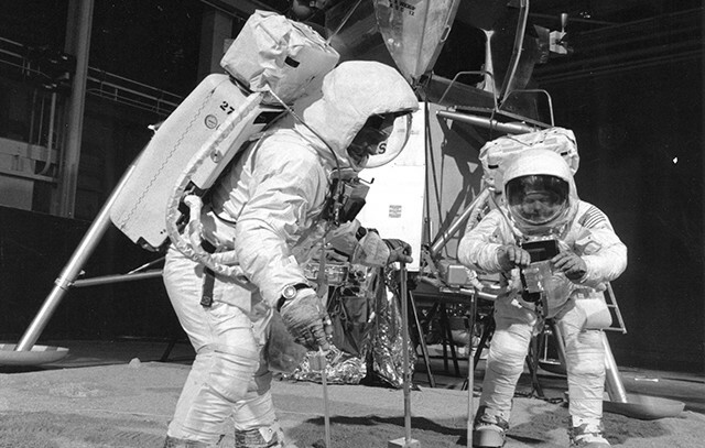„Apollo 11“ įgula treniruočių metu