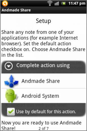 „Andmade“ bendrinimas pagerina dalijimosi būdą ir suteikia daugybę bendrinimo parinkčių [„Android 2.1“ ar naujesnės versijos]