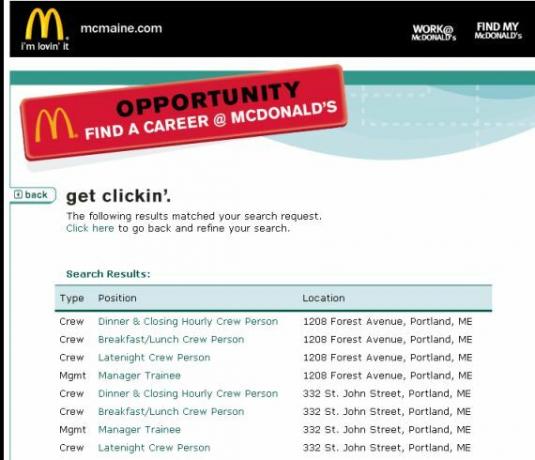 mcdonalds programa