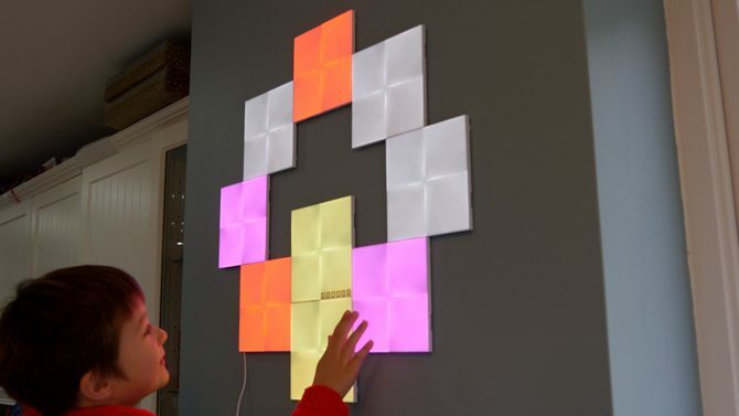 Nanolapių drobė: šauniausia. Šviesos. Kada nors. nanoleaf canvas touch žaidimai 670x377