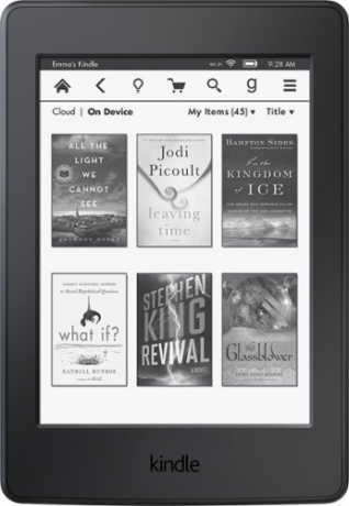 „Kindle paperwhite“ priekinis ekranas