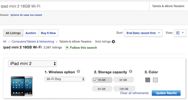 parduoti-ipad-ebay-paieškos rezultatus
