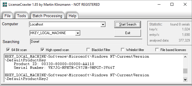 3 būdai, kaip atkurti serijos numerius naudojant „Windows LicenseCrawler 670x300“
