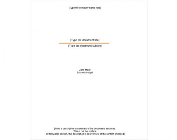 titulinio puslapio šablonas pagrindinis