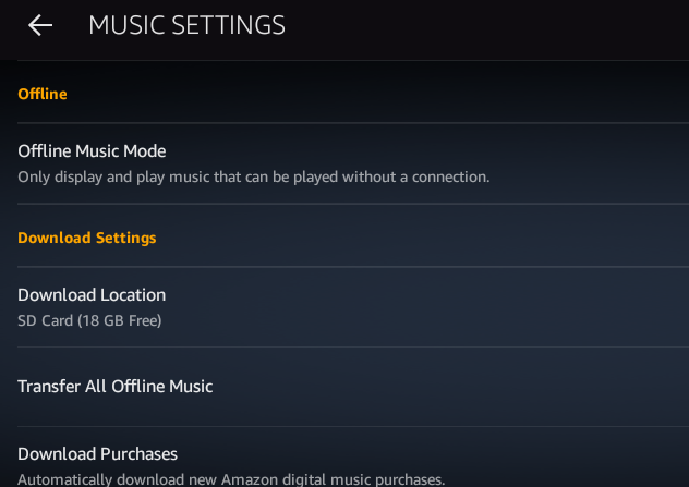 Jūsų neoficialūs „Amazon Fire Tablet“ naudojimo instrukcijos „muo android amazonfireguide“ muzikos nustatymai
