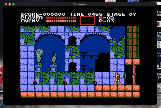 „Castlevania“ emuliatoriuje