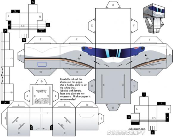 „cubeecraft DIY papercraft“