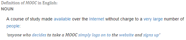 MOOC apibrėžimas