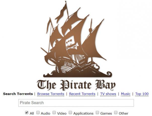 „pirate bay torrent“ paieškos variklis