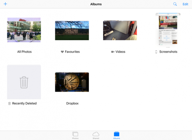 Albumai - „iOS-Photos“ - programa