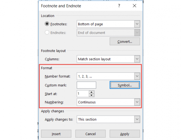 „Microsoft Word“ nuorodų skirtuko „MSWord Footnoteformat“ paprastas vadovas