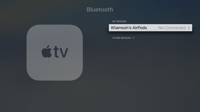 „Apple TV“ „Bluetooth“