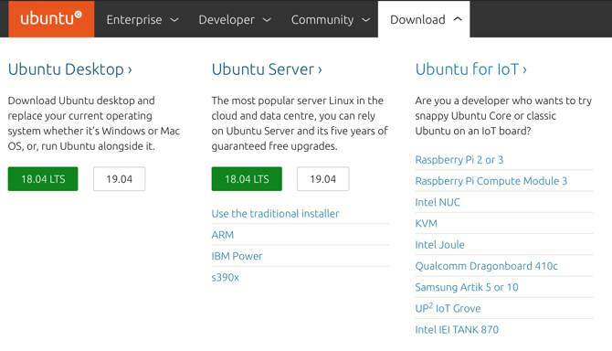 „Ubuntu Server“ atsisiuntimas „Ubuntu“ svetainėje