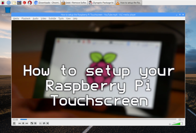 raspberry pi apps vlc grotuvas