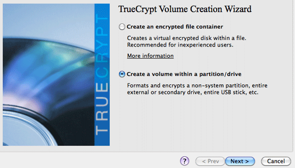 Kaip sukurti tikrai paslėptą skaidinį naudojant „TrueCrypt 7 2“ skaidinyje