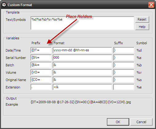 „Antspaudas“ „Custom-Format“