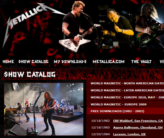 metallica live