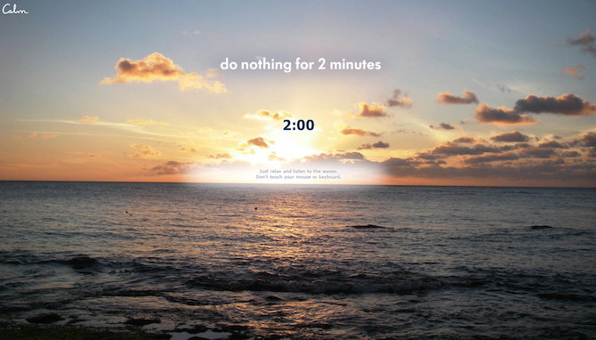 nieko nedaryti 2 minutes