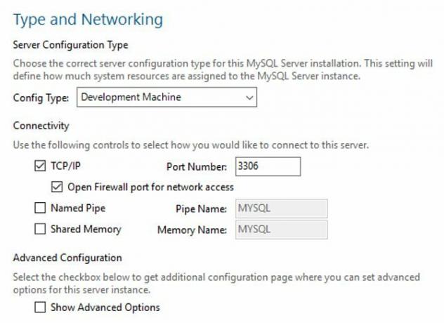 kaip įdiegti MySQL duomenų bazės langus