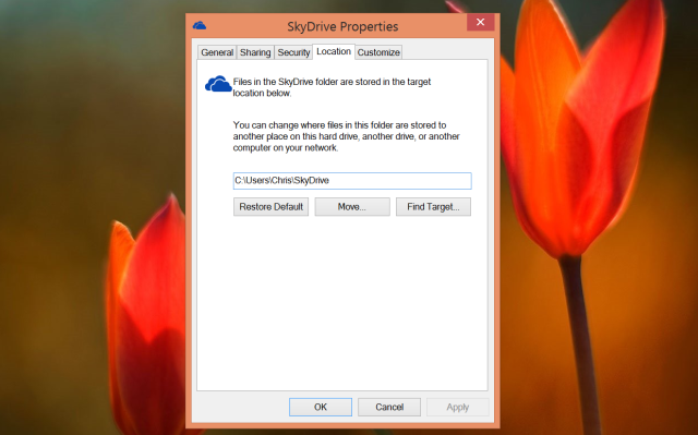 perkelti-skydrive-aplanką-on-Windows-8.1