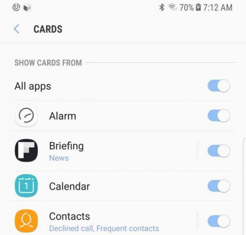 „Android“ versijos „samsung note8 bixby config“