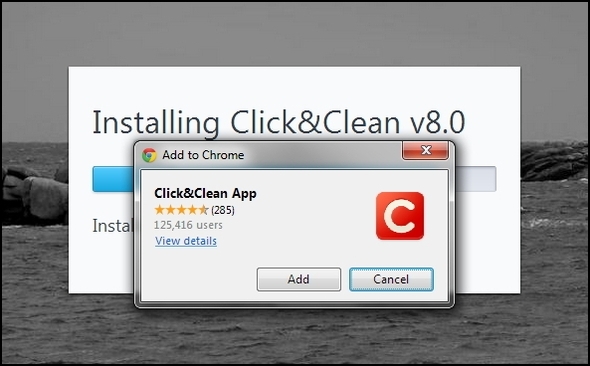 Spustelėkite ir išvalykite: išplėskite savo naršyklę, viršijančią numatytuosius privatumo ir saugos nustatymus. „ClickClean Add to Chrome“