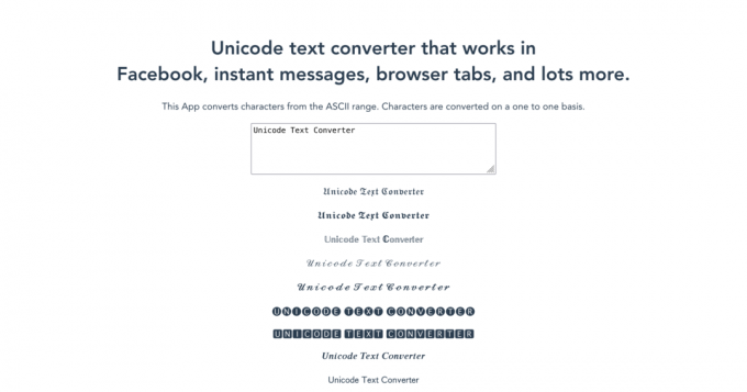 Unicode teksto keitiklis