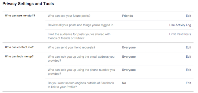 „FacebookPrivacySettings“