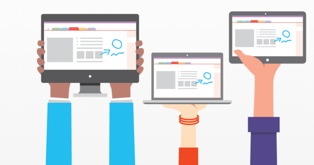 „OneNote“ bendradarbiavimas