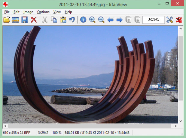 Tai yra vienos iš geriausių „Windows“ programų ekrano fiksavimas. Jis vadinamas „IrfanView Image Viewer“