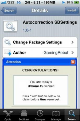 „sbsettings“ perjungia „iPhone“