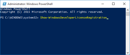 „powershell dev“ licencija