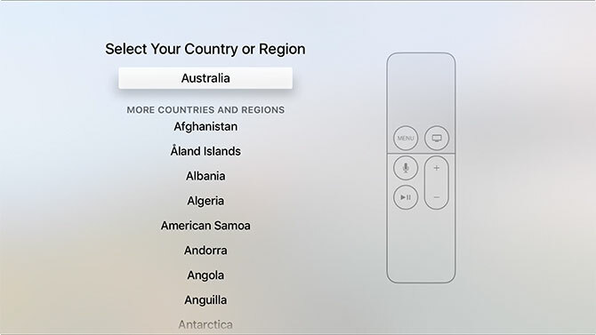 Kaip nustatyti ir naudoti „Apple TV“ „Apple TV“ regioną