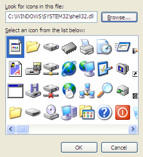 cool piktogramos Windows XP