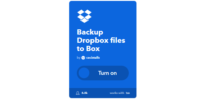 Svarbiausias IFTTT vadovas: naudokite galingiausią žiniatinklio įrankį, kaip „Pro 36IFTTT DropboxToBox“