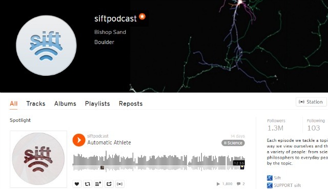 Išsijokite „Podcast“ per „SoundCloud“