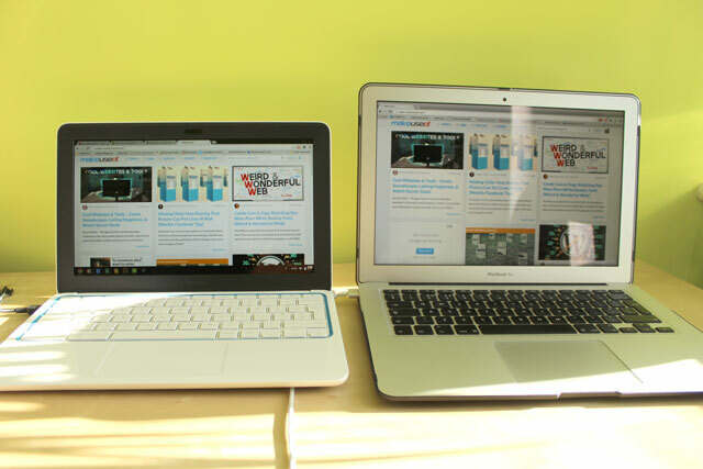 ekrano palyginimas su „macbook-air“