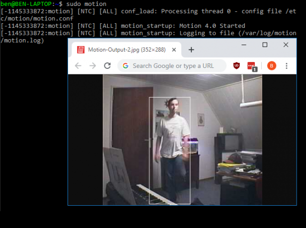 „Linux Motion Camera“ programinė įranga