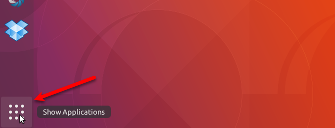 Rodyti programas Ubuntu 17.10