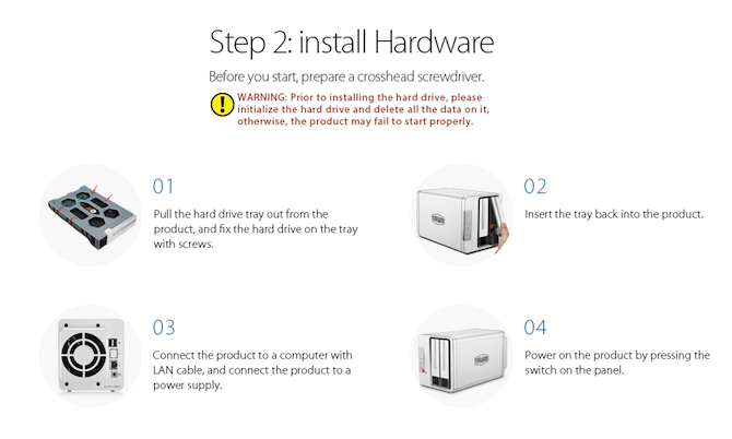 „TerraMaster F2-220 Quick Start“