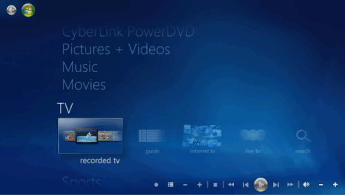 „Windows 7“ transliacija į HDTV