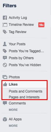 Kaip pamatyti visus jūsų mėgstamus, skelbiamus ir komentarus „Facebook“ FB Likes2 1