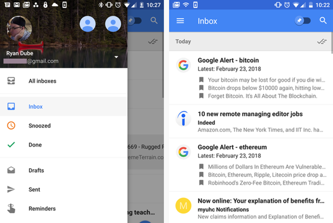 skirtingi būdai patikrinti gmail