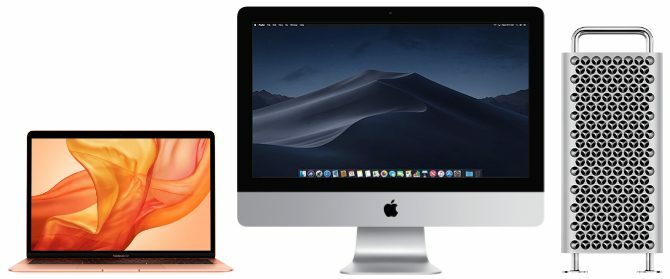 „MacBook“, „iMac“ ir „Mac Pro“ kompiuteriai