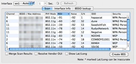 Macwifiscanner