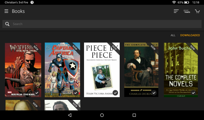 Jūsų neoficiali „Amazon Fire Tablet“ naudojimo instrukcija „muo android amazonfireguide“ knygų biblioteka