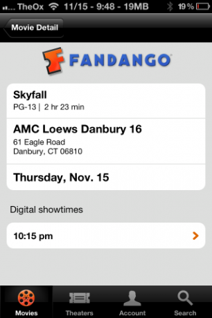 „fandango“ filmai