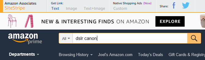 „Amazon Shopping Guide“ amazon prekybos paieška