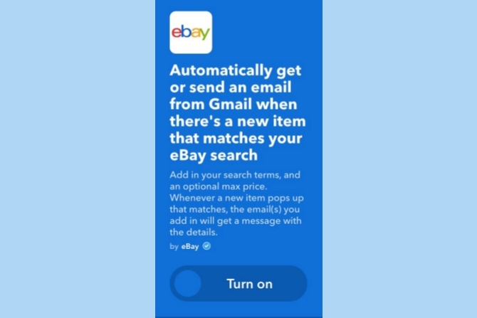 ifttt gmail ebay paieškos atitikmuo